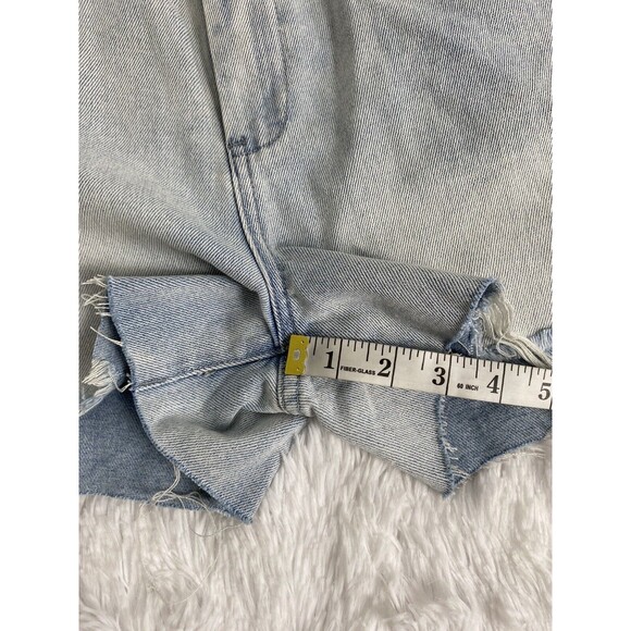 BLANK NYC Shorts The Essex Distressed Destroyed Cut Off Jean Size 29 Blue - Picture 10 of 13